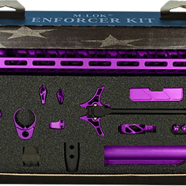 Timber Creek Outdoors TCOEKPPA Enforcer Complete Build Kit Purple Anodized for AR-15