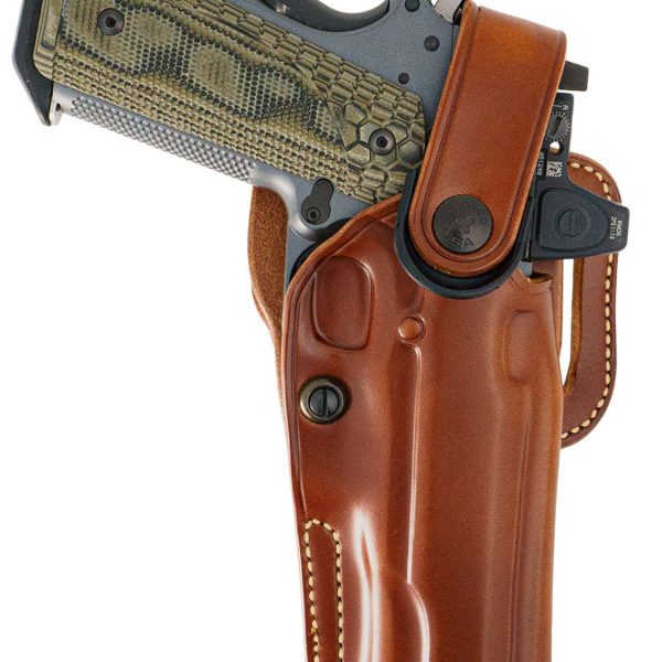Galco APO212R APO Strongside/Crossdraw OWB Tan Steerhide Fits Kimber 1911 5" Right Hand