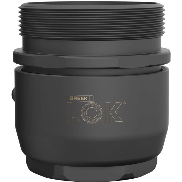 Breek Arms BRK4300 Breek LOK 3QD  Fits 1.375"x24 TPI Titanium DLC Black