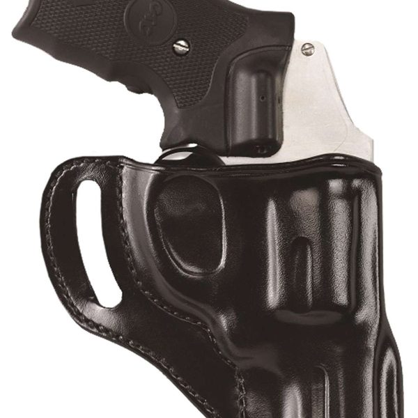 Galco HT158B Hornet  OWB Black Leather Belt Slide Fits S&W J Frame Fits 2" Barrel Right Hand