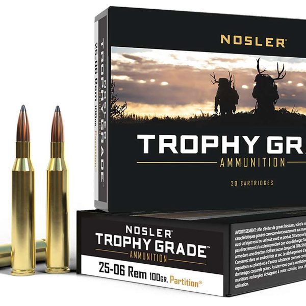 Nosler Trophy .25-06 Rem 100gr — 20 rds