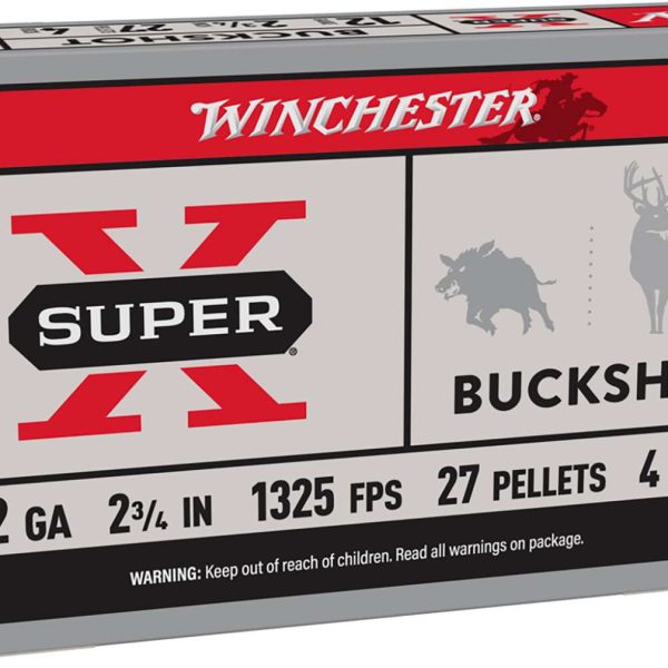 Winchester Super-X 12 ga 4 Buck — 5 rds