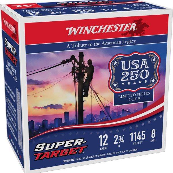 WIN SUPER TARGET 250TH 12GA LT 2.75 #8 250RD