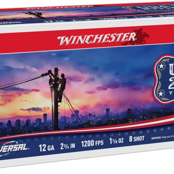 WIN UNIVERSAL 250TH 12GA 2.75 #8 1-1/8OZ 200RD