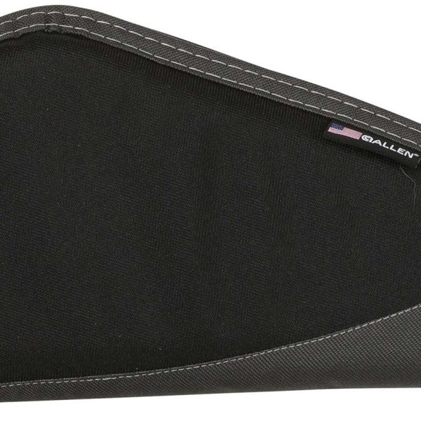 Allen 44413 Deluxe  Handgun Case Black w/Gray Trim, Foam Padding, Non-Absorbent Lining & Lockable Zipper 13" L