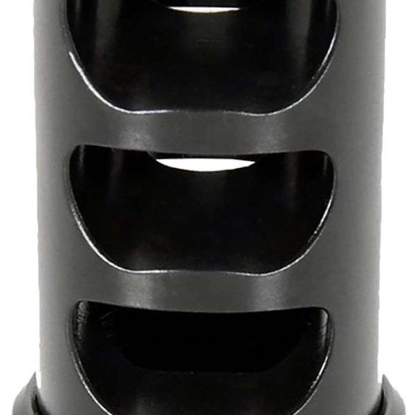 American Precision Arms G2M1230N Gen 2 Micro Bastard Self Timing Brake Black Nitride Stainless Steel with 1/2"-28 tpi Threads, 1.86" OAL, & .750" Diameter for 30 Cal AR-Platform & Hunting Rifles