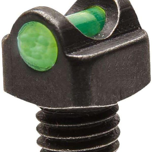 TruGlo TGTG954CG StarBrite Deluxe Bead  Black | Green Fiber Optic Front Sight 5-40" Threads
