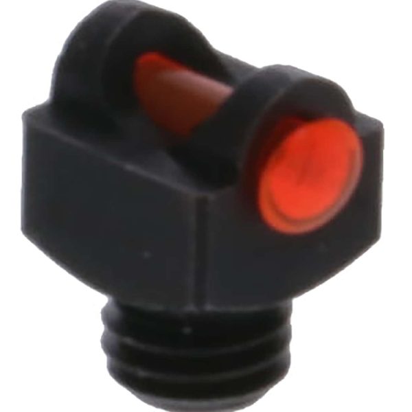 TruGlo TGTG954AR StarBrite Deluxe Bead  Black | Red Fiber Optic Front Sight 6-48" Threads