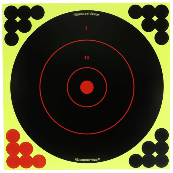 Birchwood Casey TDSNC812PK Target Dispenser  Adhesive Paper 8" Bullseye Includes Pasters 12 PK