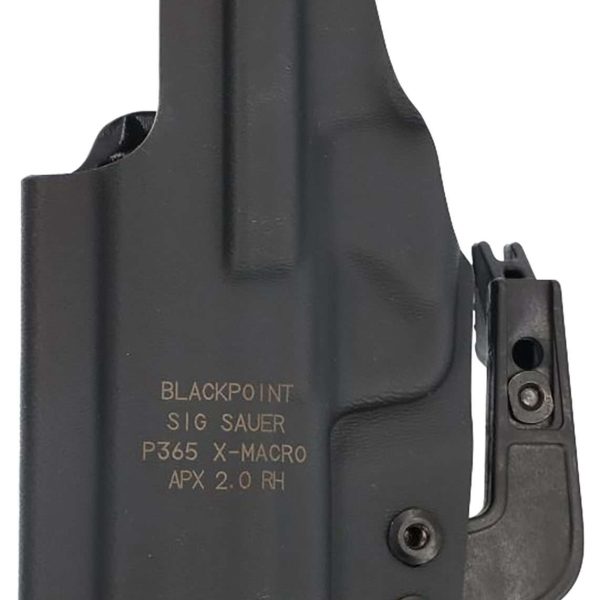 Sig Sauer 8901258 Tactical  IWB Black Fits Sig P365-XMACRO Belt Clip Right Hand