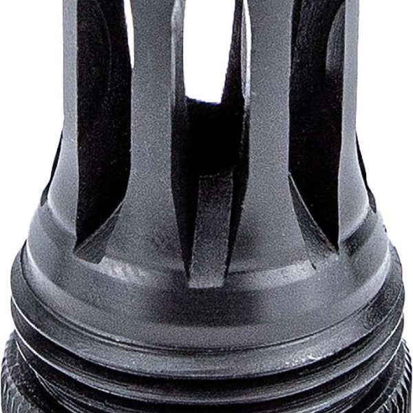 Kgm Suppressors A-QD-5FB-S-1 Quick Detach Flash Brake Black Nitride Steel 1/2"x28 Threads
