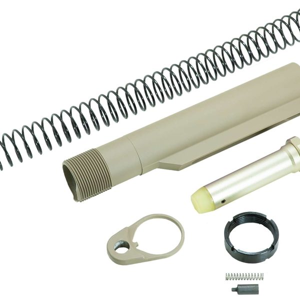 Timber Creek Outdoors ARBTKFDE Buffer Tube Kit  Flat Dark Earth AR-15/AR Style