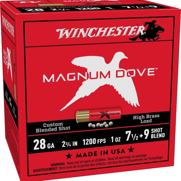 WIN MD2879  MAG DOVE 28G 2-3/4" 1-1/4 7.5/9  25/10