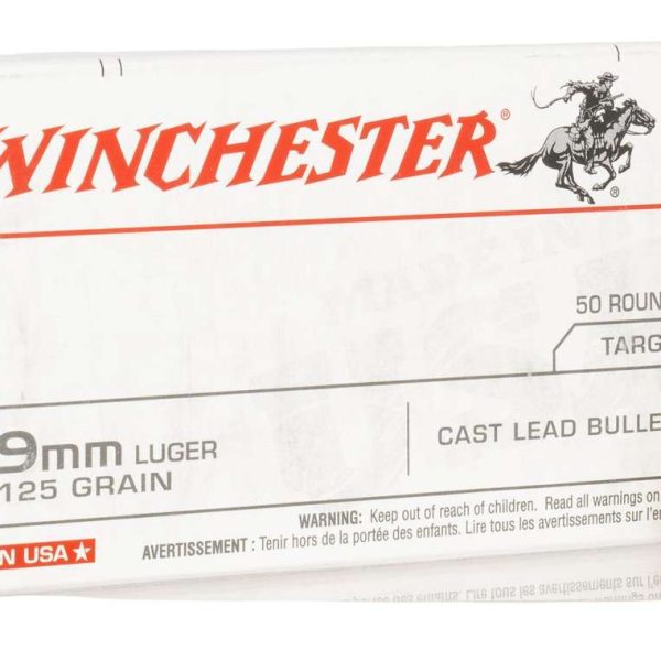 WIN USA9MM125 9MM USA TARGET CLB 125GR   50/10