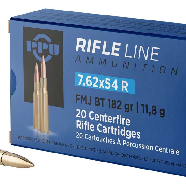 PPU Rifle 7.62X54R 182gr — 20 rds