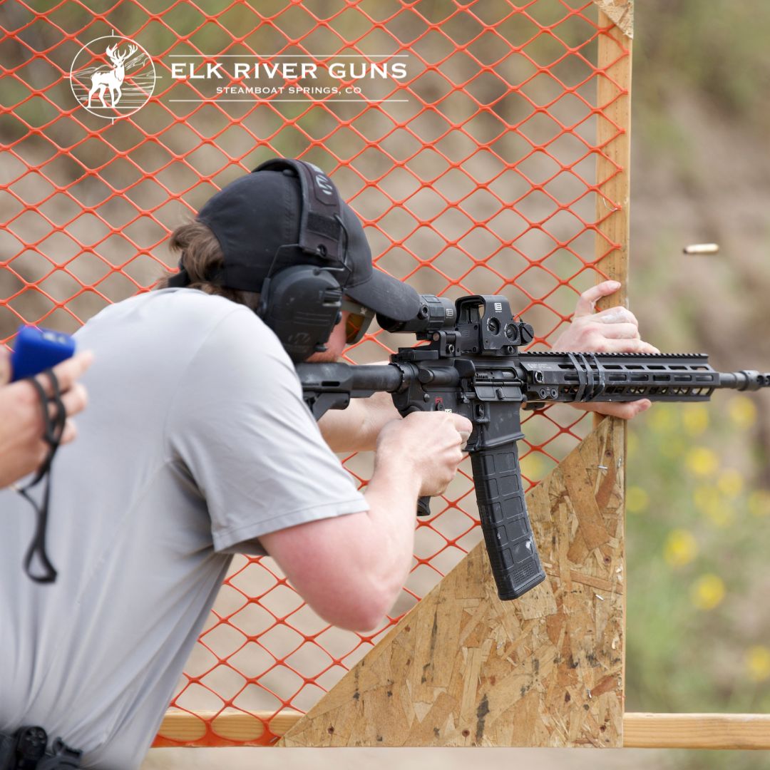 Specials Semi-automatic rifle on the range — Elk River Guns