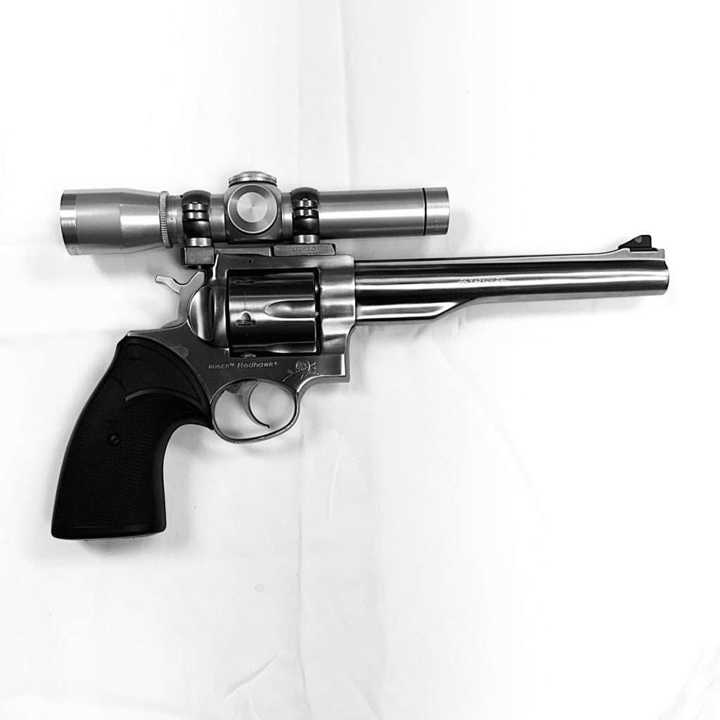 Ruger Redhawk .44 Magnum revolver with Leupold scope