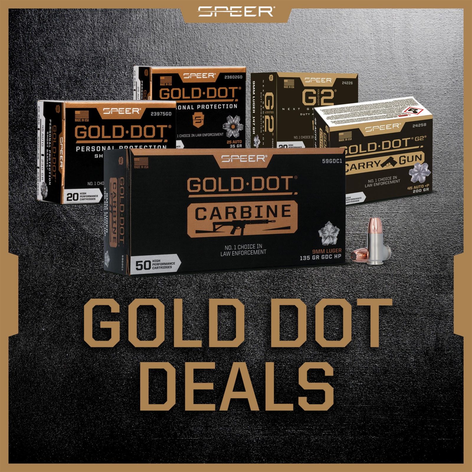 Speer Gold Dot Deals Rebate — 20% Back on Self-Defense Ammo