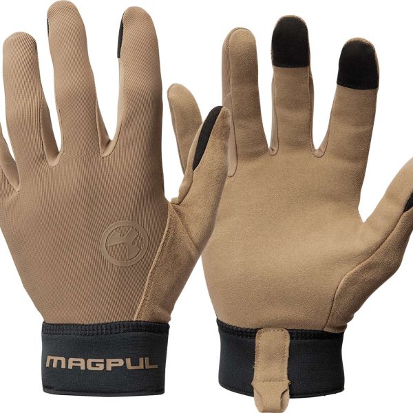 Magpul MAG1014-251 Technical 2.0 Gloves Coyote Touchscreen Synthetic/Suede Small