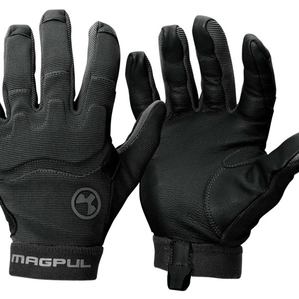 Magpul MAG1015-001 Patrol 2.0 Gloves Black Nylon/Leather Medium