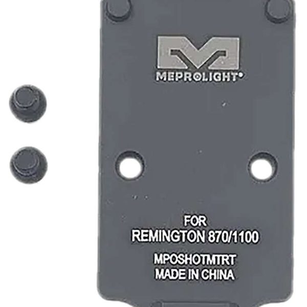 Meprolight USA 901141043 Optics Plate Shotgun Matte Black Aluminum Remington 870 RMR Footprint Mount