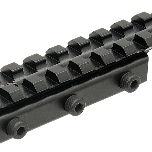 Leapers MNTPMTOWLA Picatinny Adapter Mount  Matte Black Anodized Aluminum Dovetail Mount