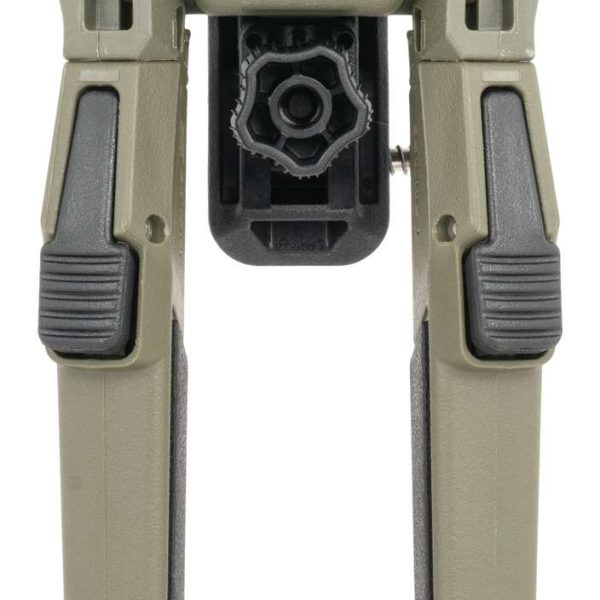 Savage Arms 56451 Sling Swivel Bipod  7.20"-10" High Green Polymer