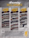 Browning Fall Firearms Rebate 2026 — up to $75 back on Citori, Maxus II, A5, Silver and X-Bolt