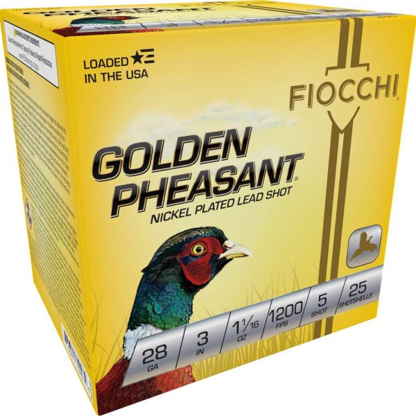 FIO GOLDEN PHEASANT 28GA #5 3 1 1/16OZ 25/10