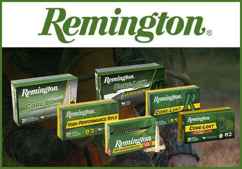 Remington Proven Loads Returned Value rebate — 20% back on Core-Lokt hunting rifle ammunition