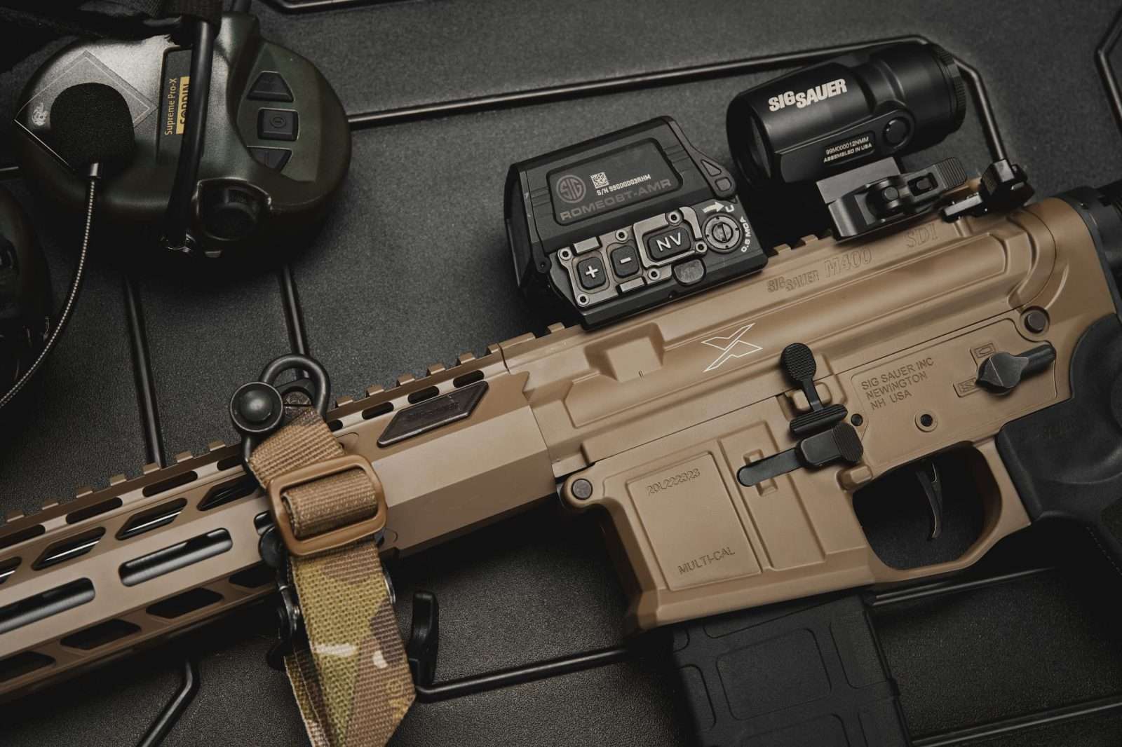 SIG MCX rifle with optics