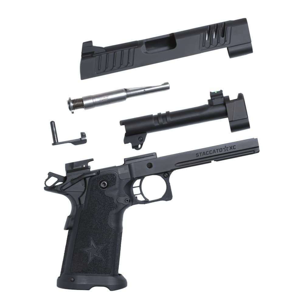 Staccato XC shown disassembled