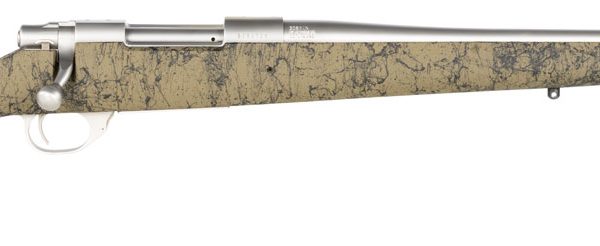 Howa HHS63113 M1500 HS Precision 308 Win 5+1 22", Stainless Steel Metal Finish & Green Black Webbed Fixed HS Precision Stock