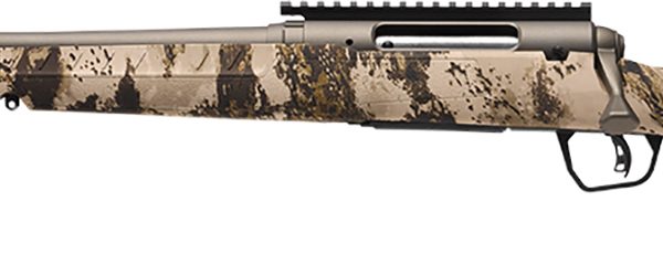Savage Arms 32347 Axis 2 Pro Compact 7mm-08 Rem 4+1 20" Gun Metal Bronze Cerakote Heavy Sporter Threaded Barrel & Picatinny Rail Carbon Steel Receiver, Fixed Western Camo Synthetic Stock, Left Hand
