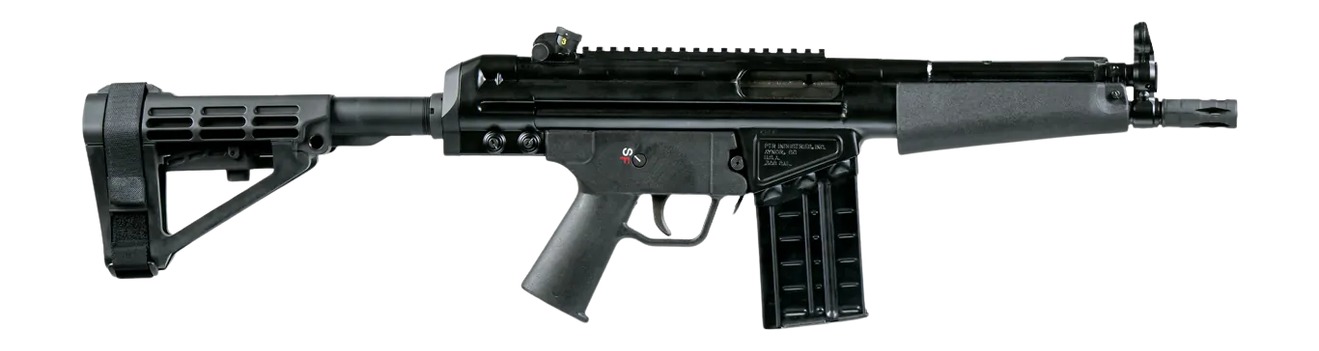 PTR 51PBR-3080101 51P  7.62x51mm/308 Win 20+1 8.50" Threaded Barrel Black Powdercoat