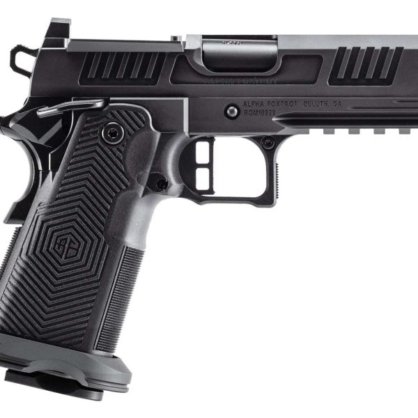 Alpha Foxtrot AA39X2CID-XDBK17 AF1911 Romulus 10mm Auto 18+1 4.25" Black DLC Stainless Steel Bull Barrel, Optic Ready/Serrated Slide & Frame w/Beavertail & Picatinny Rail, RMR/RMSc Footprint