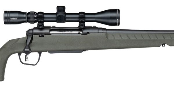 Savage Arms 33167 Axis 2 XP w/Optic 400 Legend 4+1 20" Matte Black Carbon Steel Threaded Barrel, Drilled & Tapped Receiver, OD Green Synthetic Fixed w/Pistol Grip Stock, 3-9x40mm Duplex Scope, Right H