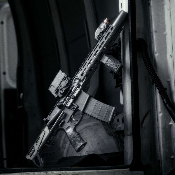 CNC Firearms CNCDDPDW300 Daniel Defense PPW Regulator 300 BO 30+1 7" Threaded Barrel, Black Aluminum Receiver w/Picatinny Rail, M-LOK Handguard, Maxim Defense CQB Gen 7 Black Polymer Buttstock, Black