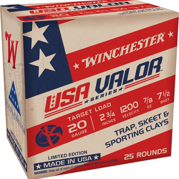Winchester 20 Gauge — 2¾″, 7/8 oz, #7.5 Shot, 25 Rounds