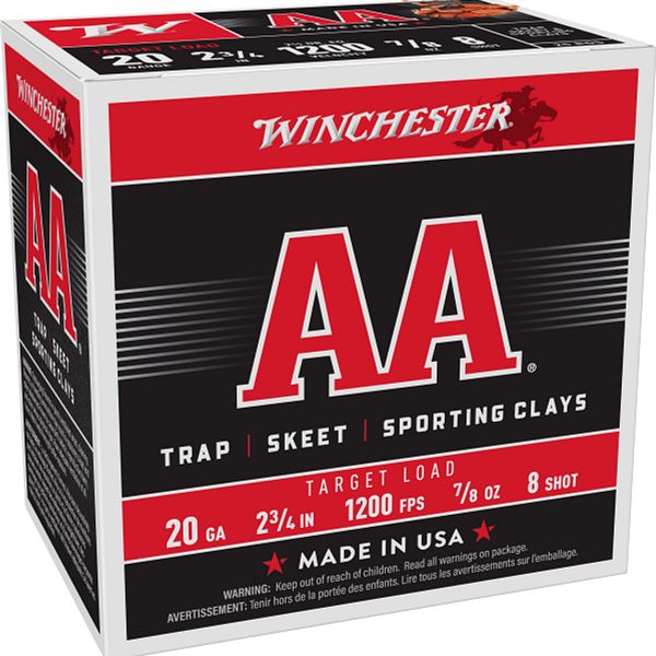 30.WIN 20GA 2.75" 7/8OZ #8 25RD AA