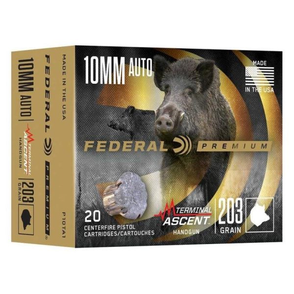 Federal Terminal Ascent 10mm 203gr — 20 rds