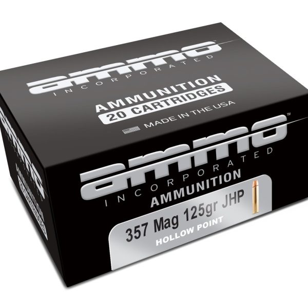 Ammo Inc .357 Magnum — 125gr JHP, 20 Rounds