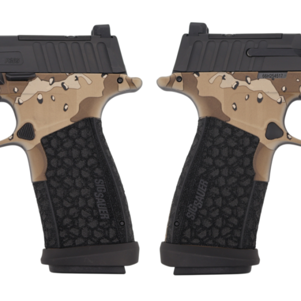 SIG SAUER P365 FUSE 9MM 4.3" CHOCOLATE CHIP CAMO O.R. 1-17RD, 2-21RD