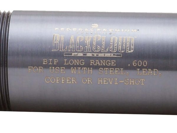Carlson's Choke Tubes 09027 Black Cloud  Browning Invector Plus 20 Gauge Long Range Steel Titanium Coated