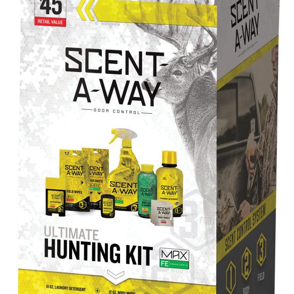Scent-A-Way 100099 Max Ultimate Hunting Kit Odor Eliminator Odorless Scent