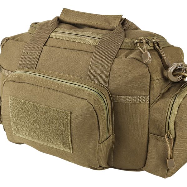 NcStar CVSRB2985T VISM Range Bag with Small Size, Side Pockets, PALs Webbing, Carry Handles, Pockets & Tan Finish
