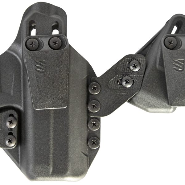 Blackhawk 416100BK Stache Premium Kit IWB Size 00 Black Polymer Belt Clip Compatible w/Glock 17/22/31 Ambidextrous