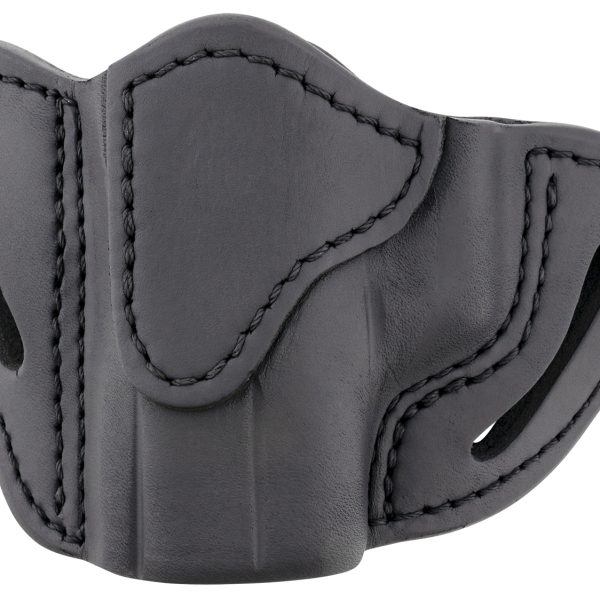 1791 Gunleather ORBHCSBLL BHC Optic Ready OWB Compact Stealth Black Leather Belt Slide Compatible w/Glock 43/Sig P365/Walther PPK Left Hand