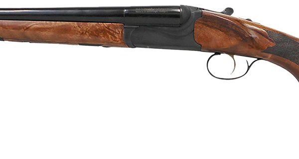 Iver Johnson Arms IJ800-20 IJ800  12 Gauge Break Open 3" 2 Shot 20" Black Side By Side Barrel, Black Steel Receiver, Fixed Walnut Wood Stock, Ambidextrous
