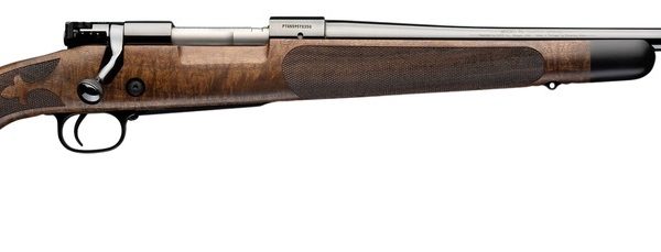 Winchester Repeating Arms 535248226 Model 70 Super Grade 270 Win 5+1 24" Blue Polished Target Crown Barrel, Blue Polished Steel Drilled & Tapped Receiver, Gloss AAA Claro Walnut Fixed Stock, Right Han